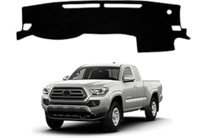 HPEVA Dash Cover Mat Compatible with Toyota Tacoma 2016-2023 Car Interior Dashboard Cover Mat Nonslip Dashmat Sunshade Glare UV Rays Protector Accessories Custom Fit