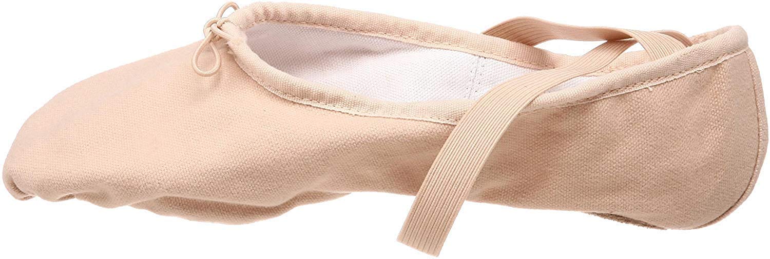 Bloch Dance Women&rsquo;s Pump Canvas Split Sole Ballet Shoe/Slipper, Pink,3.5 D US
