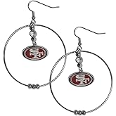 NFL 2-Inch Hoop Earrings