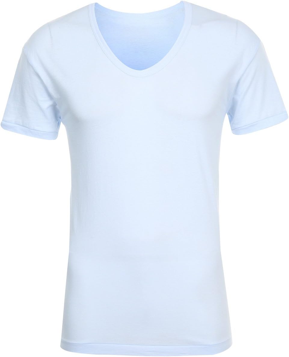 TRY Men's Undershirts Cotton Stretch Crewneck T-Shirts (SBWTMTSB50-SKB-105)