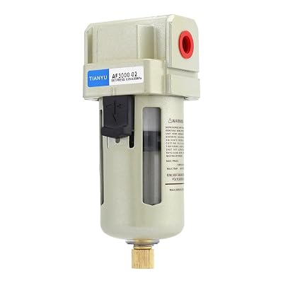 14" Oil Water Separator PC Air Filter Automatic Drain Air Compressor 1500L Min 1.0mpa