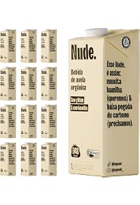 Pack Nude Leite De Aveia Integral 1l 12 Unidades : Amazon.com.br ...