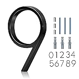 House Numbers for Outside, Gibolin 5 Inch Black