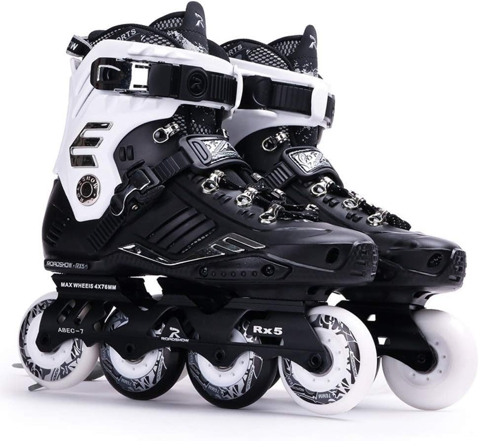 Tiua Inline Skates Outdoor Roller Skates Racing Skates Inline Roller Skating Performance Inline Skates Recreational Inline Skates Inline Skates For Fast Urban Skating Black White