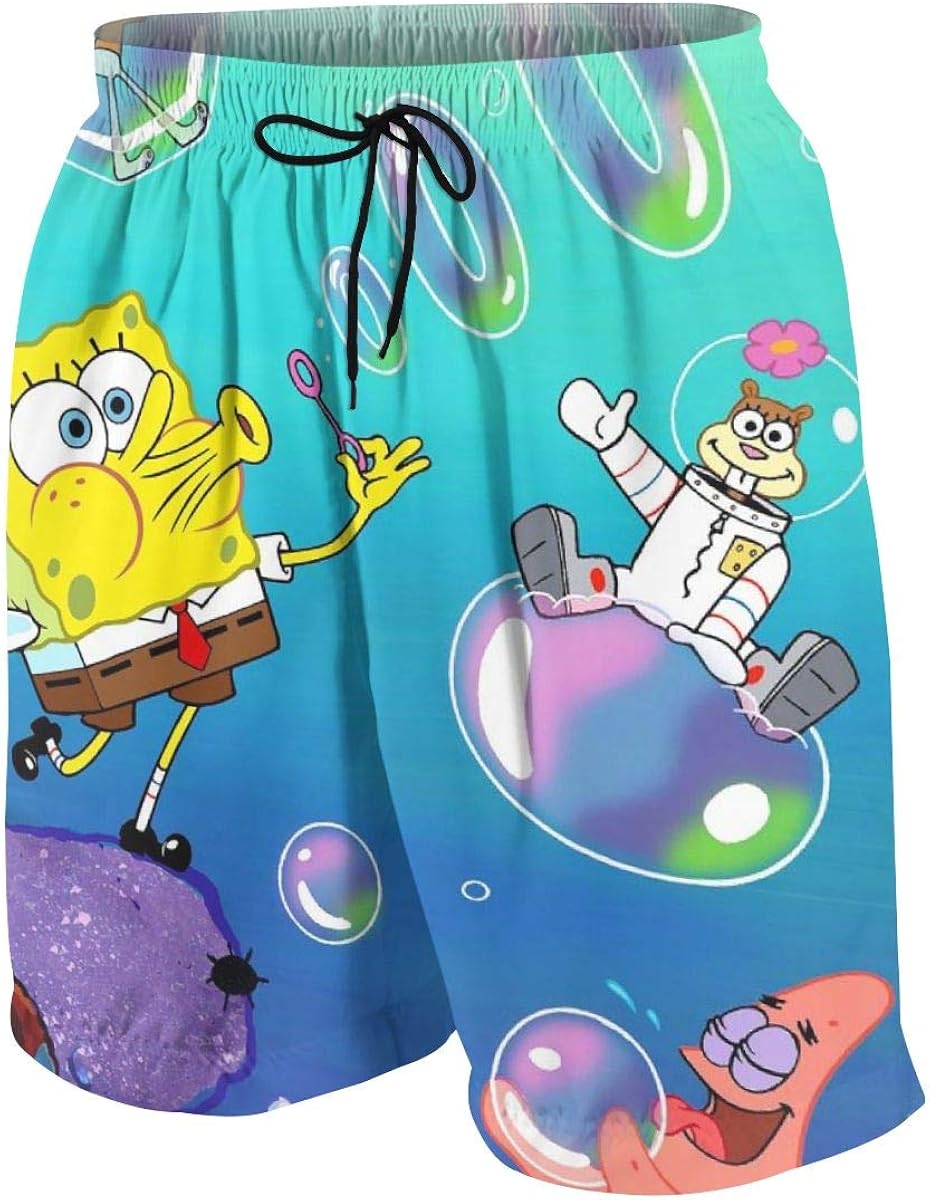 spongebob pants swim trunks