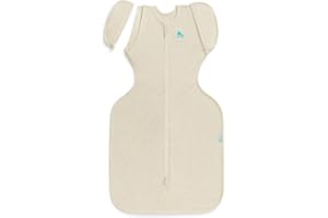 Love To Dream™ Swaddle UP™ Transition Bag, Medium 6-8.5 kg, Twigs Oatmeal, Snug Fit, Zip-Off Wings, 1.0 TOG For 20-24°C Tempe