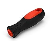 BuleVina Horseshoe File Handle, Hoof Farrier Rasp for Horses, Large Size Ergonomic Plastic Non‑Slip Handle with 0.58'' Socket Dia for Universal Repair Horseshoe (Double Color)