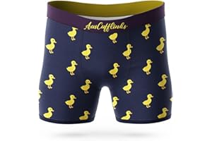 AUSCUFFLINKS Underwear for Him | Boxer Briefs Gift for Her | Brief Undies for Hubby | Quirky Novelty Present for Dad