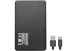 2.5" External Hard Drive Enclosure USB 3.0 to SATA,Tool Free Case for 7mm/ 9.5mm HDD & SSD, USB 3.1 Interface, Fast Data Tran