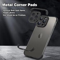 aidvaia Metal Frameless Phone Case Compatible with