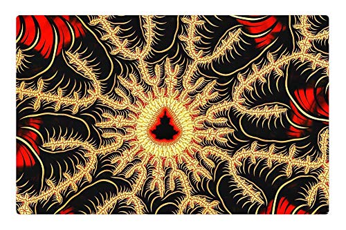 Tree26 Indoor Floor Rug/Mat (23.6 x 15.7 Inch) - Fractal Julia Mandelbrot Art Wallpaper Desktop - Thumbnail 2