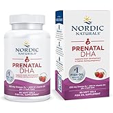 Nordic Naturals Prenatal DHA, Strawberry - 90 Soft Gels - 830 mg Omega-3 + 400 IU Vitamin D3 - Non-GMO - 45 Servings