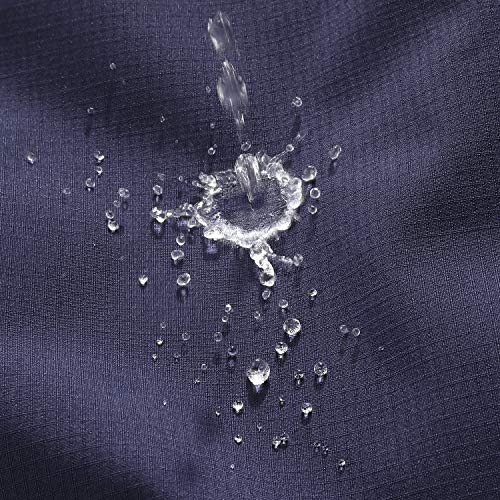 OTU Men's Lightweight Waterproof Hooded Rain Jacket Outdoor Raincoat