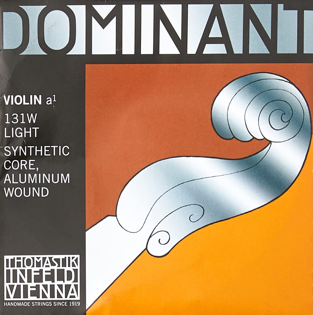 Thomastik Single string for Violin 4/4 Dominant - A-string Synthetic Core, Aluminium Wound, Soft