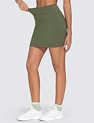THE GYM PEOPLE Women's High Waisted Golf Skorts