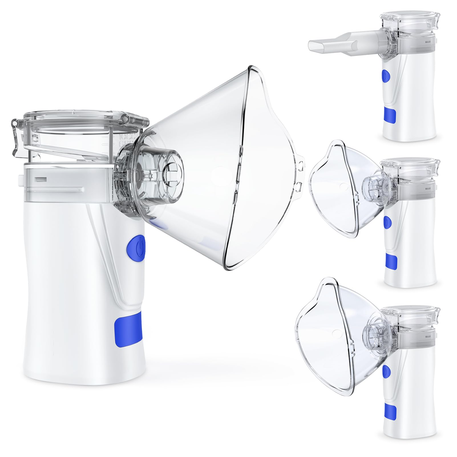 Photo 1 of Portable Nebulizer, Efficient Handheld Mesh Nebulizer for Adults and Kids, Nebulizer Machine with Metered-Dose Inhaler Accessory