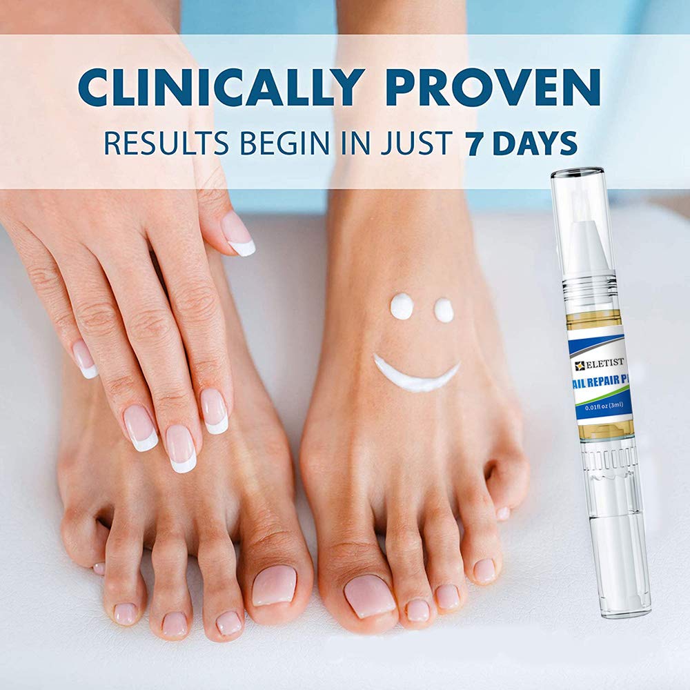 Eletist Nail Repair Pen Nail Fungus Treatment for Toenail Fungus Toenail and Nail Care Solution for Fixes and Restores Discolored and Damaged Nails : Beauty