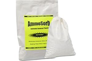 AMMOSORB Reusable Ammonia Odor Eliminator Deodorizer Pouch: Treats 150 Sq. Ft.