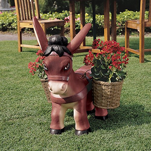 Design Toscano Pancho the Burro Planter Sculpture