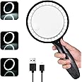 Magnifying Glass with Light, 30x 60x Magnifying Glass for Reading Lighted - 33 LEDs Magnifying Glass Magnifier Magnifier with Light