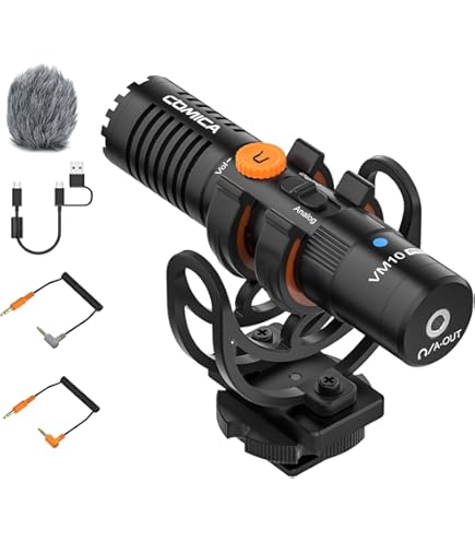 Amazon.com: COMICA VM10 PRO Shotgun Microphone,USB C Mic for