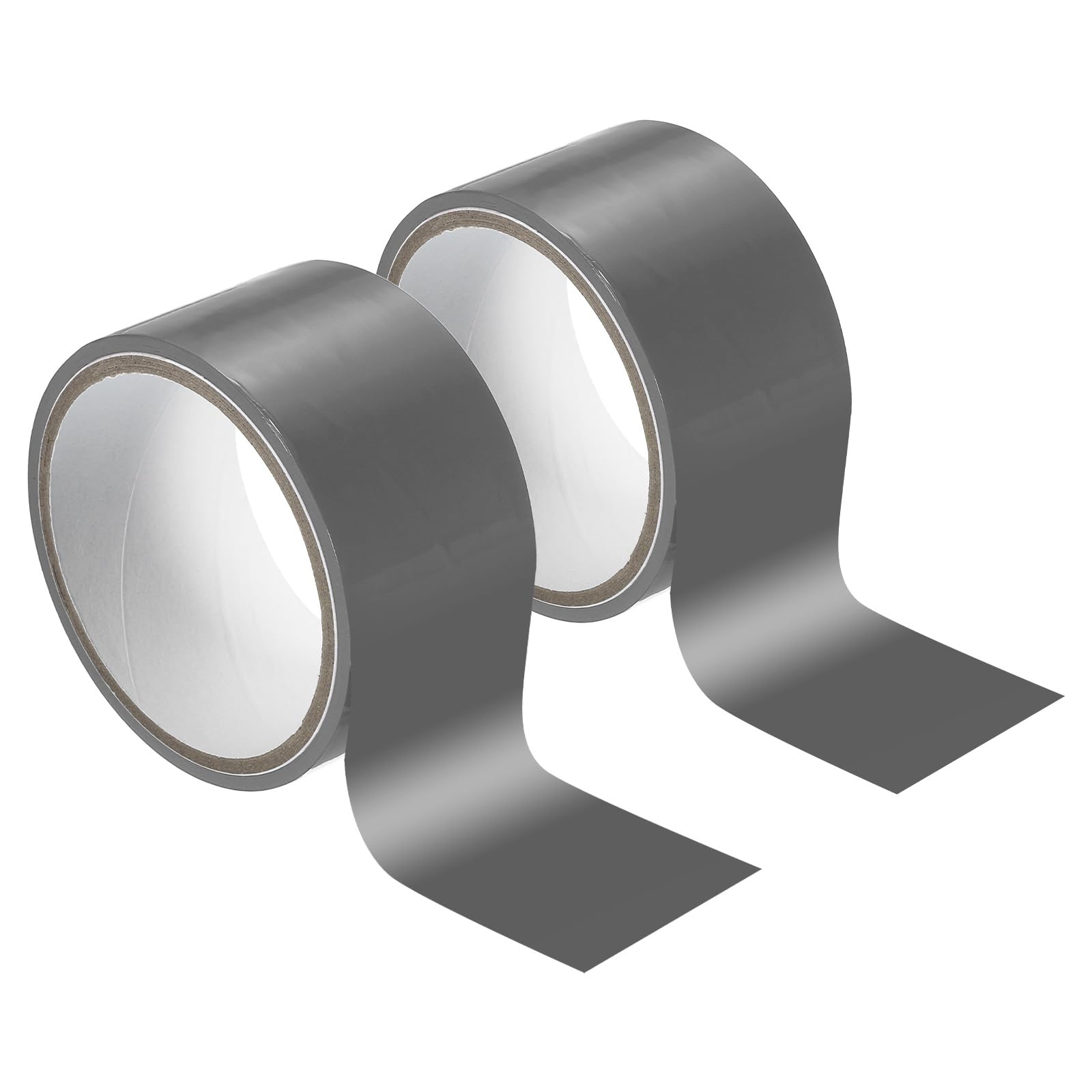 PATIKIL Non Stick Static Tapes 2 in x 33 Ft 2 Roll Duct Tape for Organizing Cable Silver