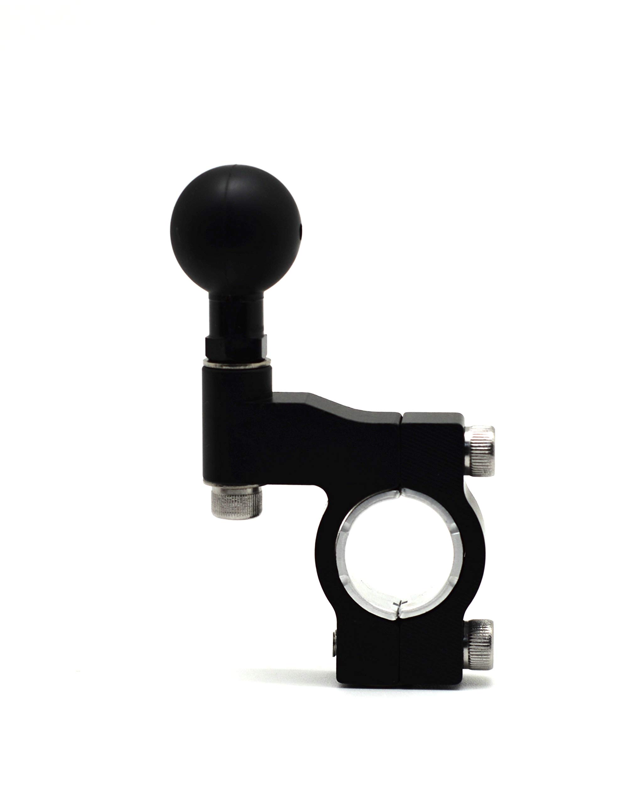 Cliff-Top Motorcycle 1'' Handlebar Mounting Base with 1" Ball (1.3 cm Wide)