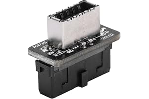 Computer Mainboard USB 3.0 Front 19PIN 20PIN to Type C Front Panel Header,Type E Adapter Expansion Card for Computer Mainboar