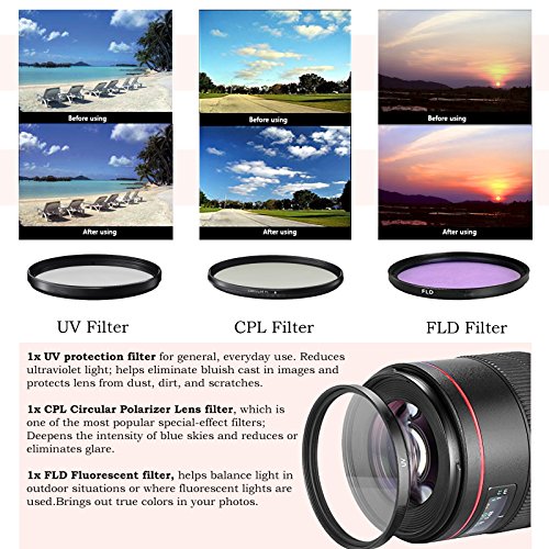 image for Canon EF 50mm f/1.8 STM Lens + 49mm Metal Lens Hood + Lens Pouch + HD 