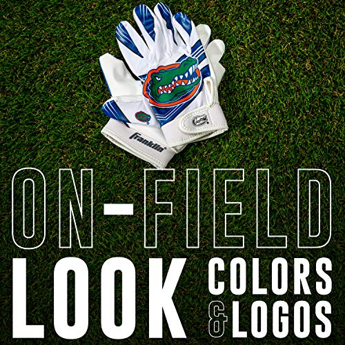 Franklin Sports Florida Gators Youth College Football Receiver Gloves