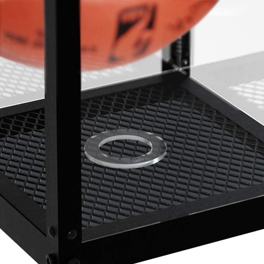 J JACKCUBE DESIGN Acrylic Basketball Display Case, Clear Display Box Showcase Holder with Metal Mesh Base for Autograph Football, Socerball, Volleyball Memorabilia Collectibles - MK633A : Sports & Outdoors