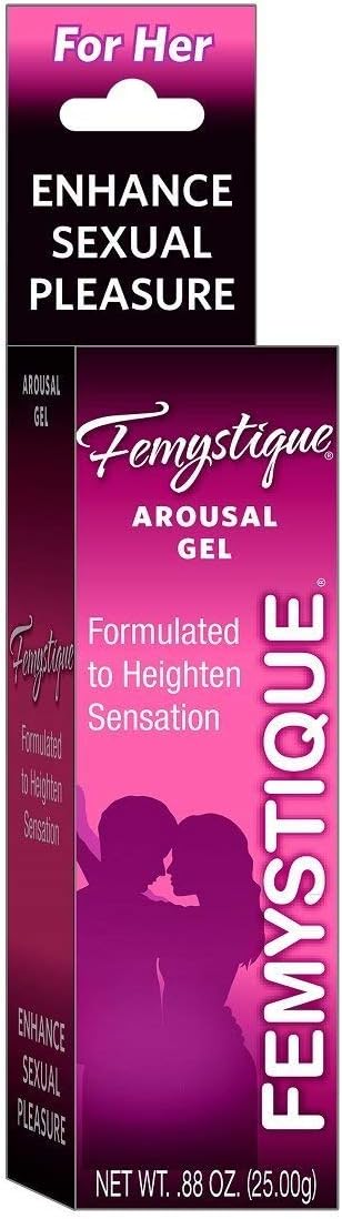 Femystique Personal Lubricant- Enhance Sexual Pleasure; Formulated for Women, .088 Ounce Boxes (Pack of 6)