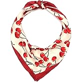 COACH Cherries Swirl Printed Silk Diamond