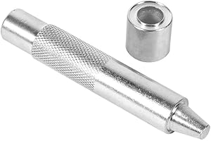 Dioche Inch Grommet Hole Eyelet Punch Tool for Leather Craft and Clothing - Carbon Steel Grommet Punch - 17mm Internal Diamet