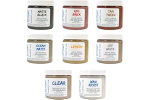 Penguin Pottery - Variety Set - Mid Fire Matte Series - Cone 6 - Includes 8 4oz Jars