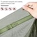 OJA Camping Hammocks-Portable Hammock with Mosquito Net, Lightweight Parachute Nylon Fabric Hammock Travel Bed wiht 2 x Carabiners and Straps for Backpacking, Travel, Beach, Yard