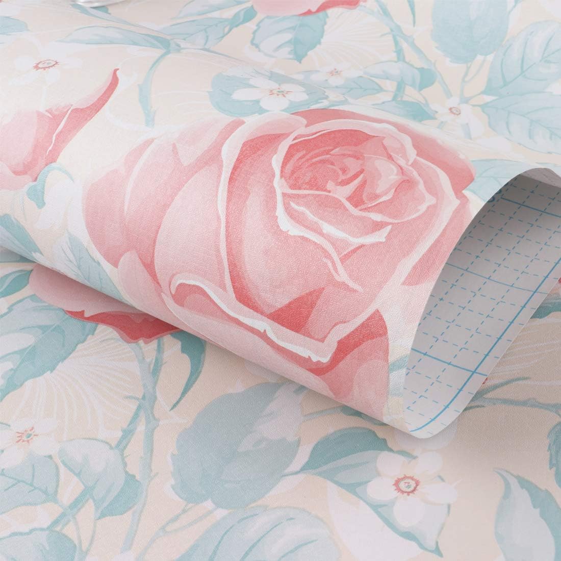 Floral Wallpaper Rose Floral Contact Paper Decorative Peel
