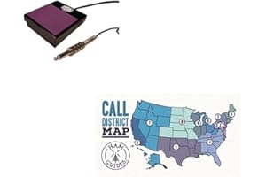 Bundle - 2 Items - Heil Sound Foot Switch for PTT, Single Channel and Ham Guides TM Pocket Reference Card