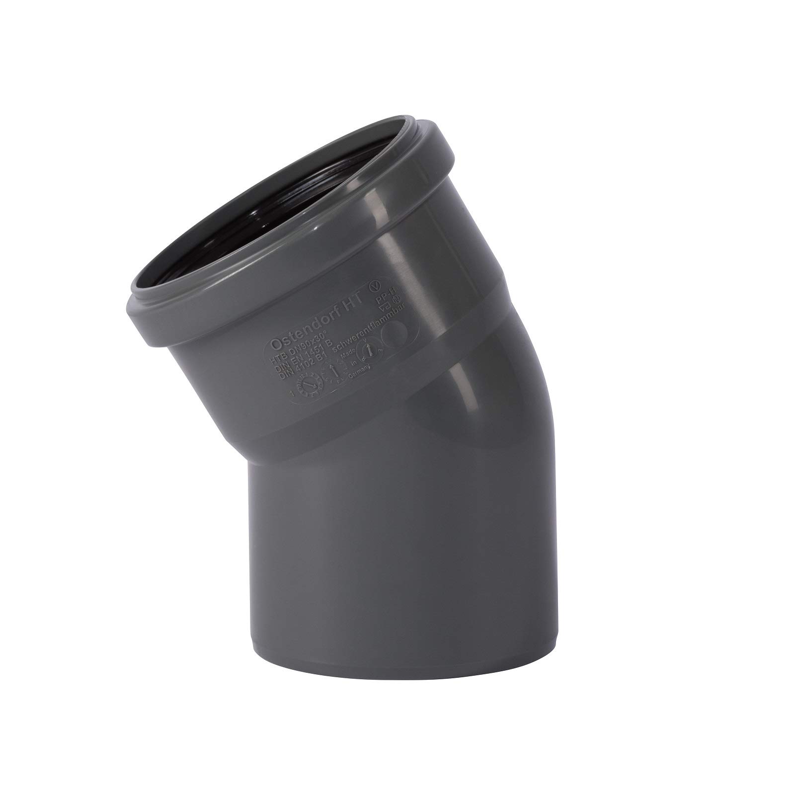 Ostendorf K12994 HTsafe Bow, Gray, DN 90 30 Grad โ image 1