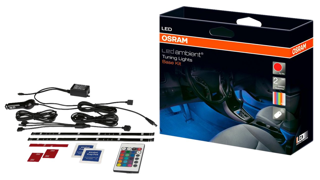 Osram LEDINT201-SEC LED Ambient Tuning Lights Base Kit, 12 V