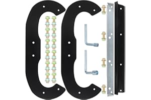 GELASKA 1687806 Scraper Bar & Flight Kit with 1752660AYP Scraper Replaces 1687489, 1687489YP, 1687628YP, 1739727, 1752606, 1752660A for Murray CS55800, MS55800, SS22E, ST655BS, ST855BS Snowblowers