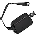 Telena Fanny Packs Crossbody Belt Bag Cross Body Bag Fashionable for Women with Adjustable Strap Black