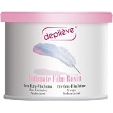 Depileve Hair Removal Wax - Intimate Extra Film Wax for Brazilian and Hollywood Wax - Moisturizing and Soothing for Delicate, Sensitive Skin - 14 oz
