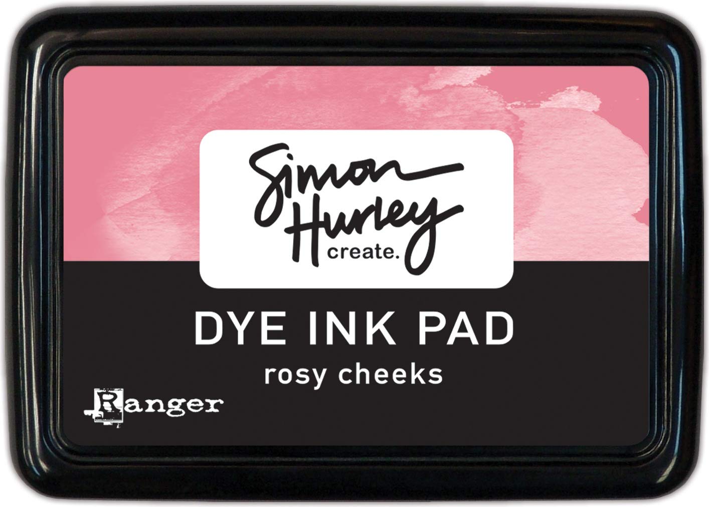 Ranger Simon Hurley Create. Dye Ink Pads Rosy Cheeks, 2.75 x 3.75