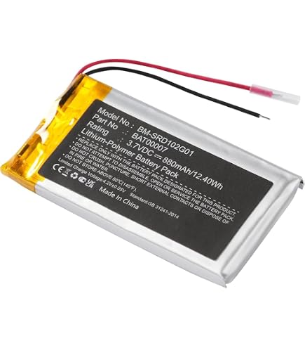 Batterie 800mAh Compatible Schuberth C3 C3 Pro & Cardo G4 G9 G9x - Remplace BAT00002 BAT00004