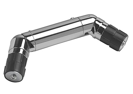 28mm Double Corner Curtain Pole Joint Connector Chrome Amazon