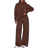 PRETTYGARDEN Womens Sweatsuits 2 Piece Set 2026 Casual Winter Long Sleeve Hoodie Loose Wide Leg Sweatpants Fall Tracksuit