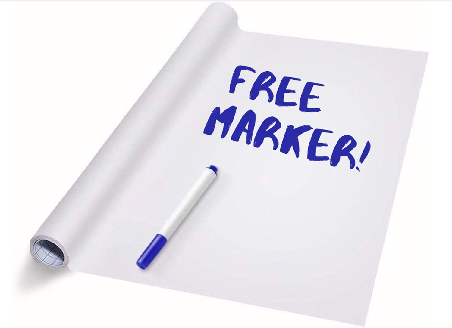 WHITEBOARD Wallpaper Large Removable Peel and Stick Wallpaper ROLL 78