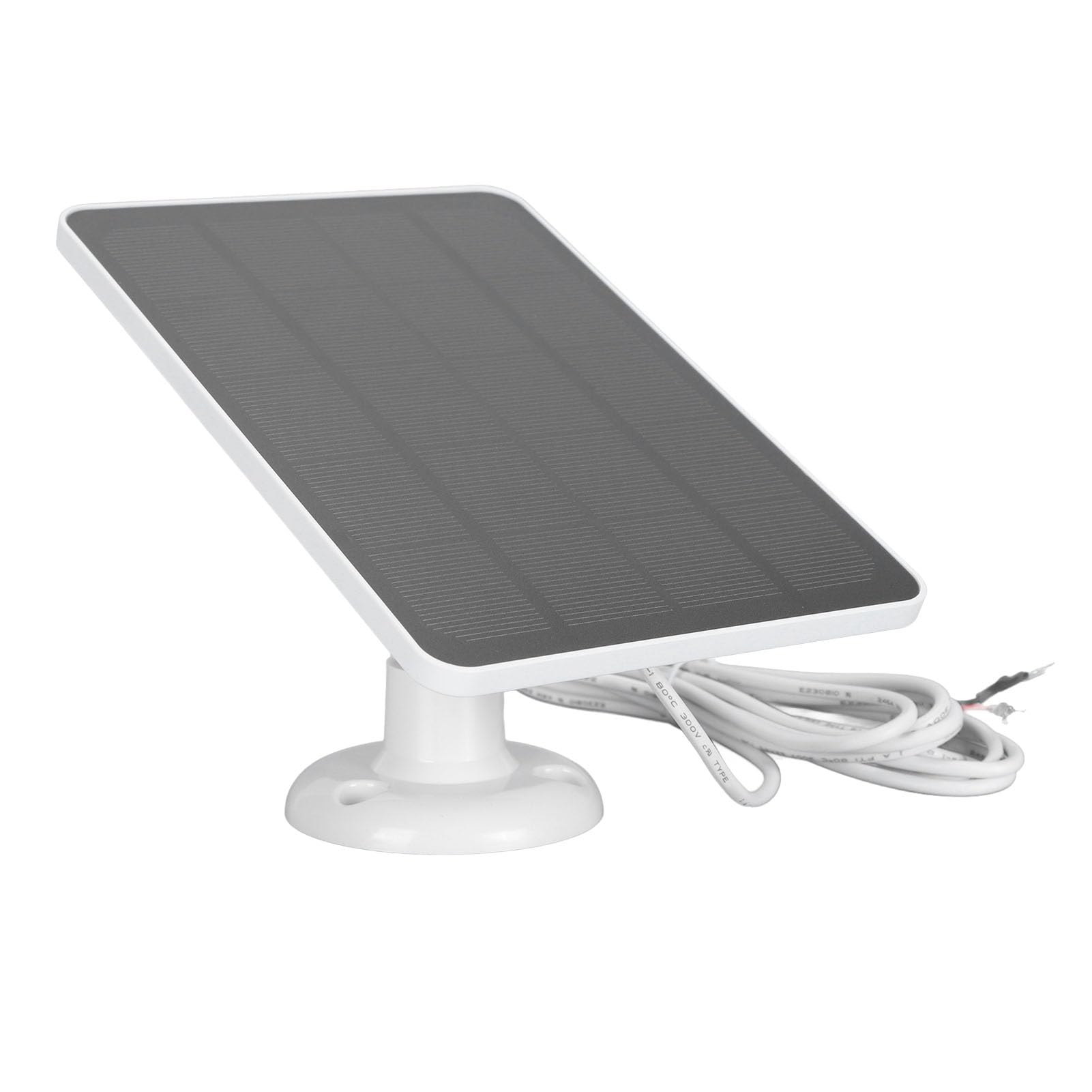 10W Solar Panel for Doorbell, Solar Panel Charger for Nest/Doorbell 2K Camera, Ring Video Doorbell 2/3+, Doorbell 3/4 Plus, IP66 Waterproof, 360°Adjustable Mount (CSP4W-U-W)