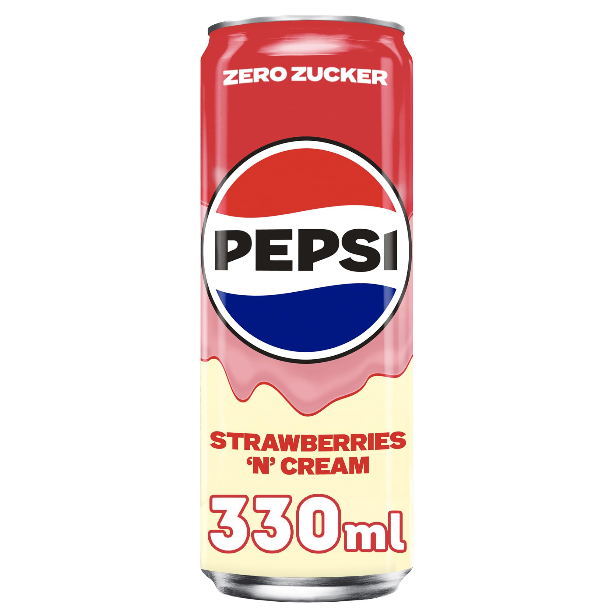 Pepsi Zero Zucker Strawberry 'n' Cream Geschmack in der Dose, Einweg (24x0,33l) 5